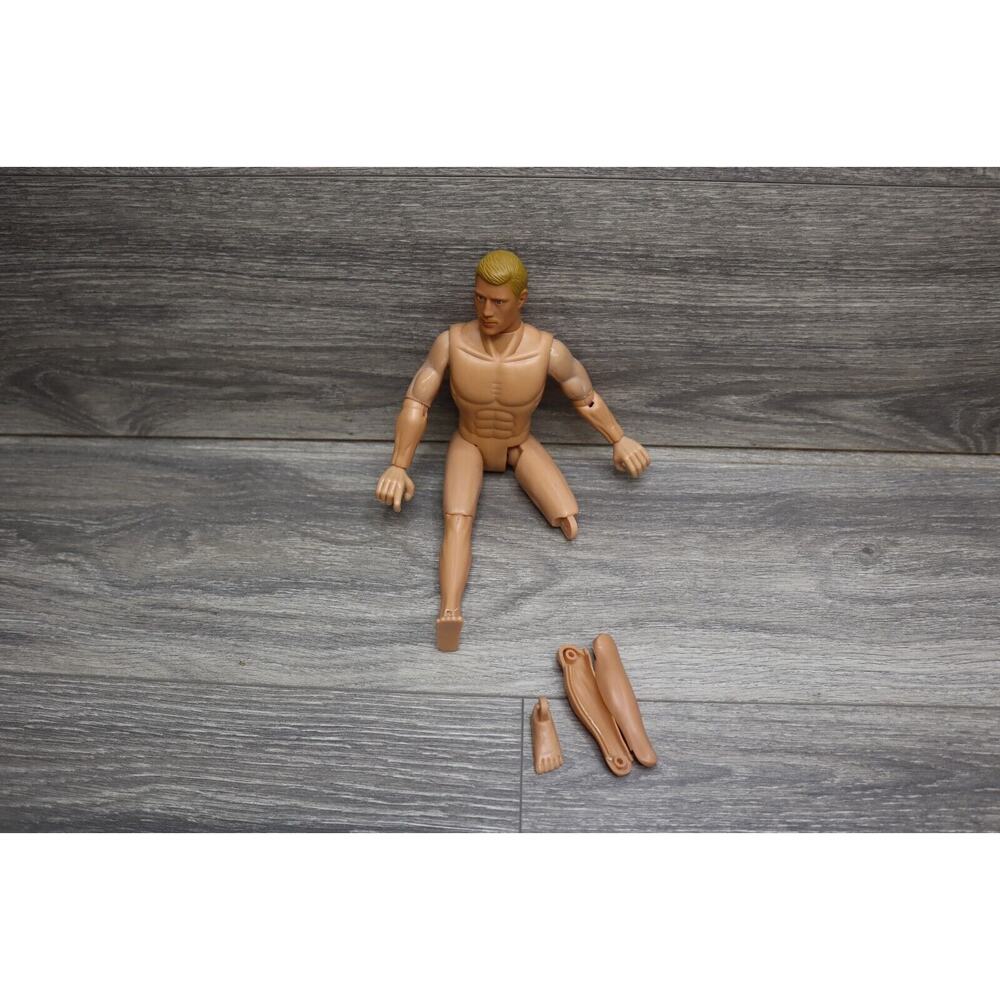 Formative International Jointed Boy Doll Action Figure Parts Blonde Blue Eyes